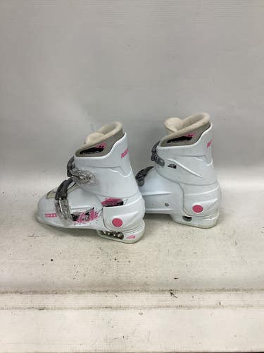 Used Roces IDEA UP 6.1 Girls DH Ski Boot White 215 MP - J03 11851-S000049062