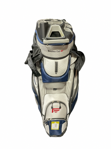 Used Founders Club 14 HOLE SNAP IN BAG Mens Cart Bag Grey 11834-S000054157