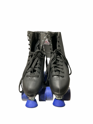 Used Chicago BLACK/BLUE WHEEL QUAD SKATES Senior Roller Quad Skates Black Senior 8 11834-S000054118