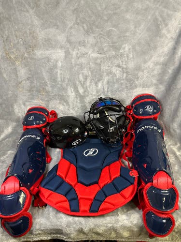 Adult Force3 Pro Gear Catcher's Set (New)