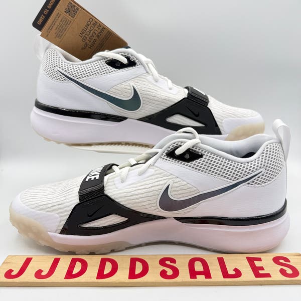 Nike Air Zoom Diamond Elite Turf Baseball White Iridescent  display picture 1