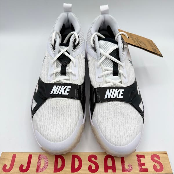 Nike Air Zoom Diamond Elite Turf White Baseball Shoes FN4250-100 Men\'s Size 12.5 Nike Air Zoom Diamond Elite Turf Baseball White Iridescent  main image 3