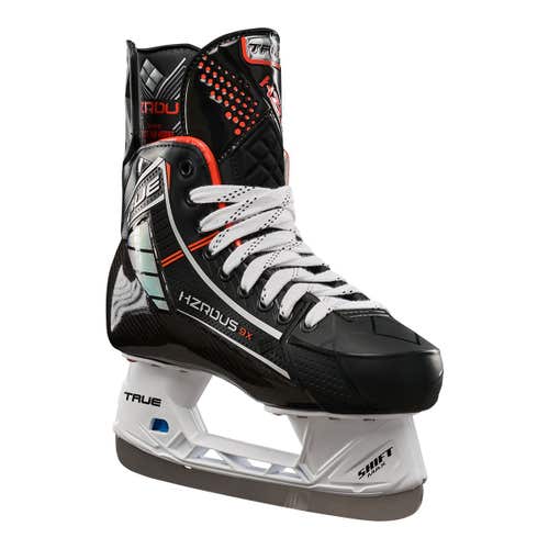 True Senior Hzrdus 9X Hockey Skates in Black/Orange | Size: 9.5 wide width Brand new in box