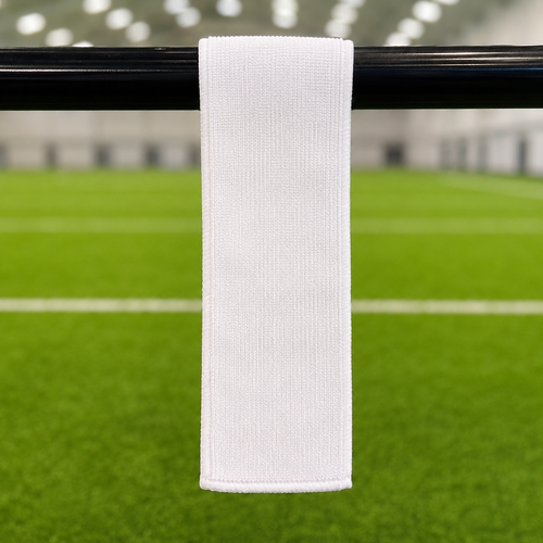 (New) White Football Streamer Towel | Premium Game Day Football Towel | Adult & Youth