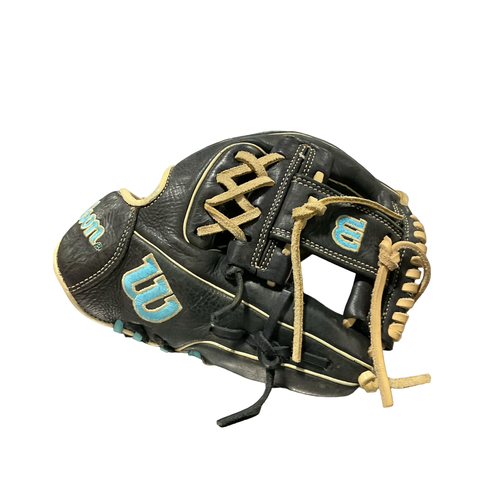 Used Wilson A1000 BB/SB Glove RH Throw Black 11 1/2" 11834-S000053942