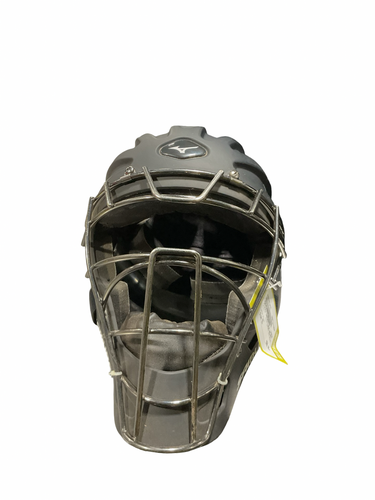 Used Mizuno SAMURAI BLK HELMET Catchers Helmet w/Mask Black One Size 11834-S000053975