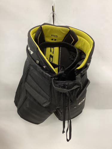 Used CCM PREMIER R1.S Junior Goalie Pant Black MD 11851-S000049051