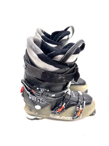 Used Quest R80 Mens DH Ski Boot Black 285 MP - M10.5 - W11.5 11860-S000312241