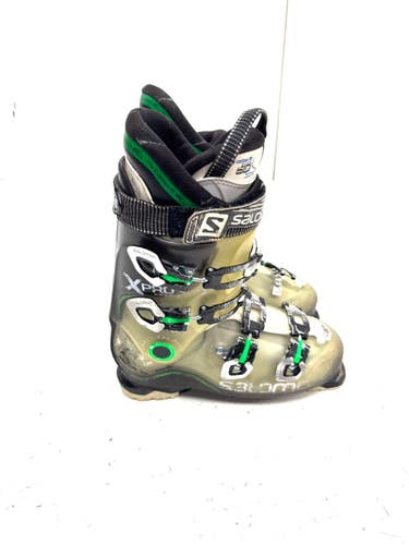 Used Salomon X PRO 90 Mens DH Ski Boot Grey 275 MP - M09.5 - W10.5 11860-S000312238