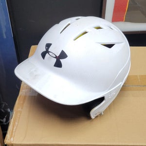 Used Under Armour SMALL Batting Helmet No Mask White SM 11497-S000159540