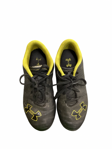 Used Under Armour Soccer Cleats Black Junior 01.5 11613-S000186075