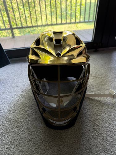 Chrome Gold Notre Dame S Helmet (New)