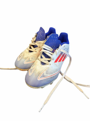 Used Adidas Soccer Cleats White Junior 02 11682-S000135759
