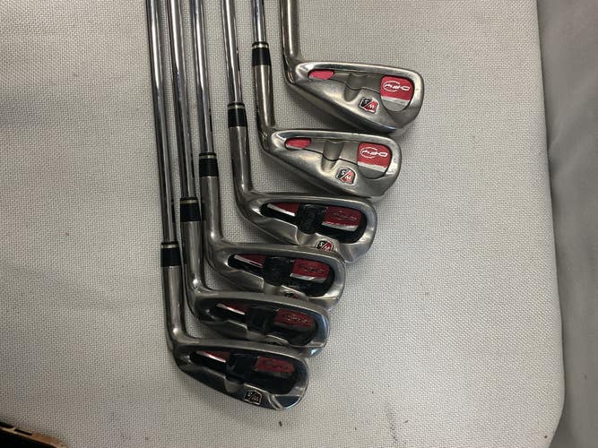 Used Wilson STAFF D-FY Mens Iron Set RH 5I-PW 11490-S000275425