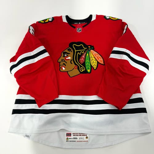 Jack Johnson #8 Home Chicago Blackhawks Game Worn Jersey 2022-2023, Set 2 | 9942-25491