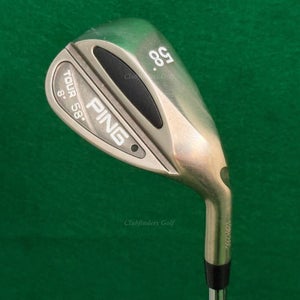 Ping Tour Nickel Black Dot 58-8 58 Lob Wedge Stepped Steel Wedge Flex