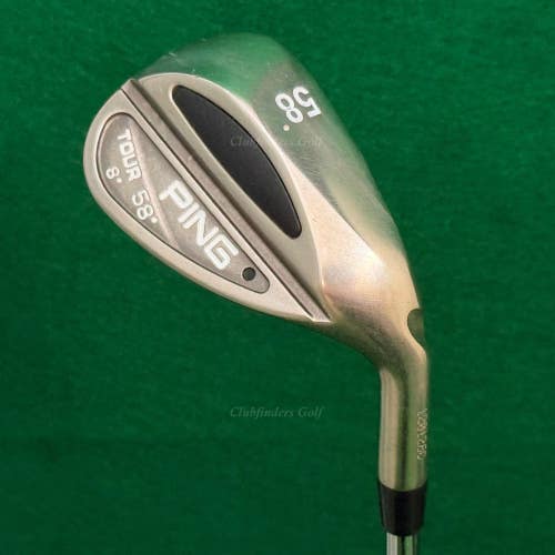 Ping Tour Nickel Black Dot 58-8 58 Lob Wedge Stepped Steel Wedge Flex