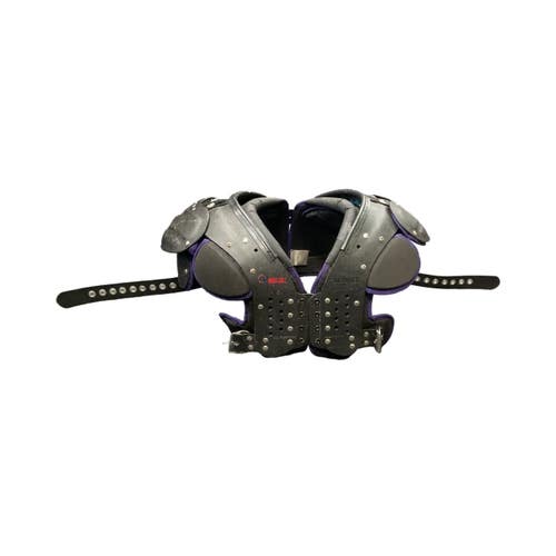 Used Schutt 2 MAXX FB Shoulder Pads Black MD 11859-S000032154