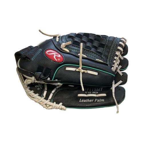 Used Rawlings FASTPITCH SOFTBALL BB/SB Glove RH Throw Black 11 1/2" 11859-S000032157