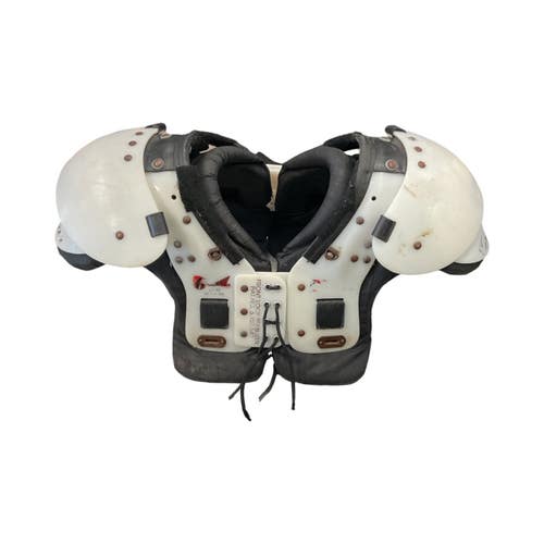 Used, Gear 2000 FB Shoulder Pads, White, MD 11859-S000032155
