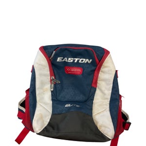 Used Easton ELITE BB/SB Player Backpack White/Red/Navy 11859-S000032149