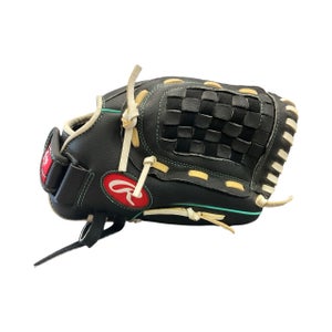 Used Rawlings FASTPITCH SOFTBALL BB/SB Glove RH Throw Black 11 1/2" 11859-S000032139