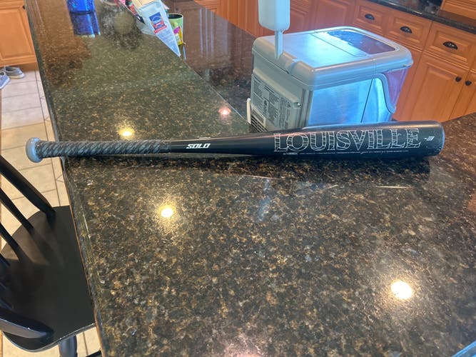 2022 Louisville Slugger Solo Alloy BBCOR Certified Bat (-3) 26 oz 29" (Used)