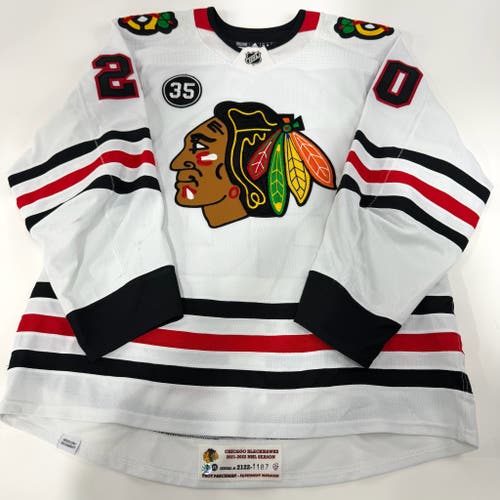 Brett Connolly #20 Away Chicago Blackhawks Game Worn Jersey 2021-2022, Set 1 | 1187-25548