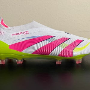 Adidas Predator Elite Laceless FG Soccer Cleats Men's Size 8.5 Women's 10 ID3876