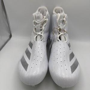 Adidas Adizero Chaos Linemen Mens Football Cleats Shoe White Size 10 NWOB