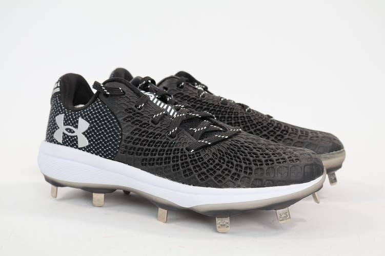 Under Armour Glyde 2 Metal Softball Cleats Black 3026601-001 Women's 7.5 NEW
