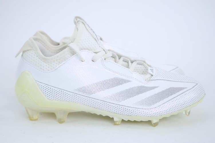 adidas Adizero Electric.1 White Silver Metallic Football Cleats IF2425 Sz 8 Read