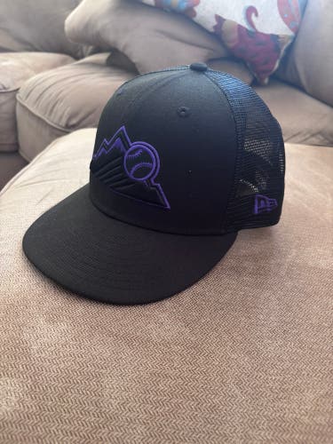 Rockies BP hat 7 1/2 New Era Hat (Used)