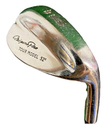 Mizuno W1 Pro Tour Model 52 Gap Wedge Stiff Steel 35.5" New 360 Grip RH