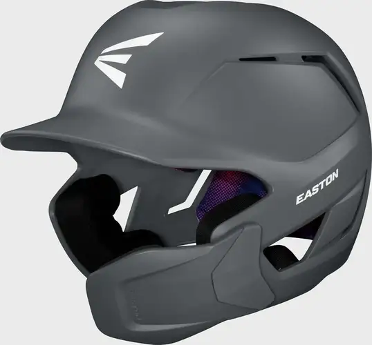 Easton Z50 Batting Helmet With Multi-Adjust Jaw Guard - Medium/Large - Charcoal (New)