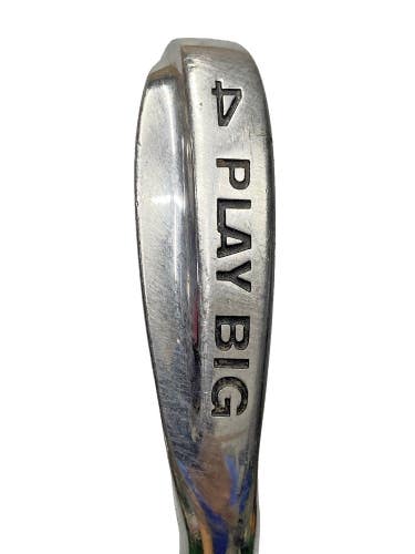 PLAY BIG G-100 4 Iron RH Men's 55g ATS Regular Graphite 38" Good Factory Grip