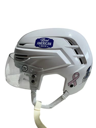 Warrior Alpha One PRO Hockey Helmet and Visor Combo Pro Stock White (Used) 78066