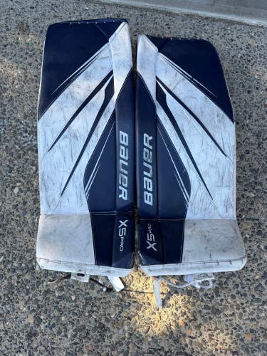 Small Bauer Vapor X5 Pro Goalie Leg Pads (Used)