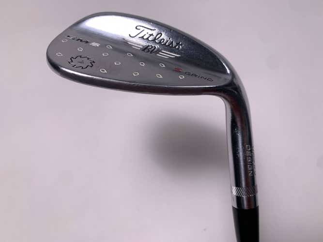 Titleist Vokey SM6 Tour Chrome Wedge 56* 10 Bounce S-Grind S200 Steel Mens RH