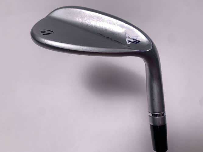 TaylorMade Milled Grind 3 Raw Chrome Wedge 56* 12 Bounce SB S200 Steel Mens RH