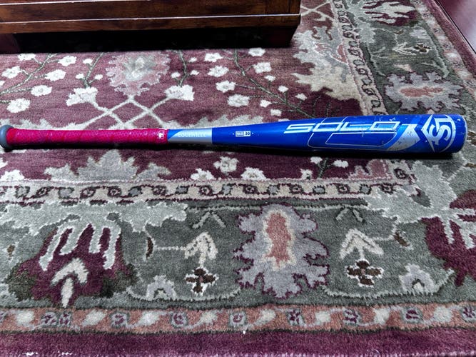 2020 Louisville Slugger Solo Alloy BBCOR Certified Bat (-3) 29 oz 32" (Used)