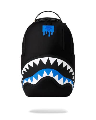 Sprayground Shark Central Passport Backpack Unisex Black Shoulder Strap SPR298