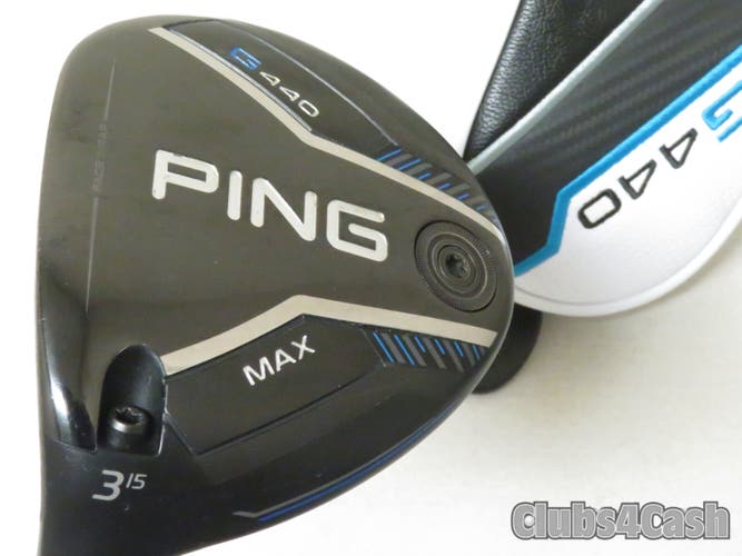 PING G440 MAX Fairway 15 3 Wood Mitsubishi Tensei AV Orange 75 Stiff +Cover LH