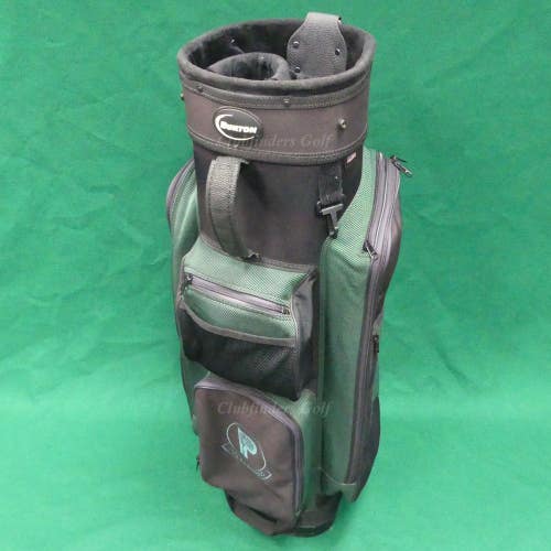 Burton Black/Green 6-Way "Prestonwood" Golf Cart Bag (No Raincover)
