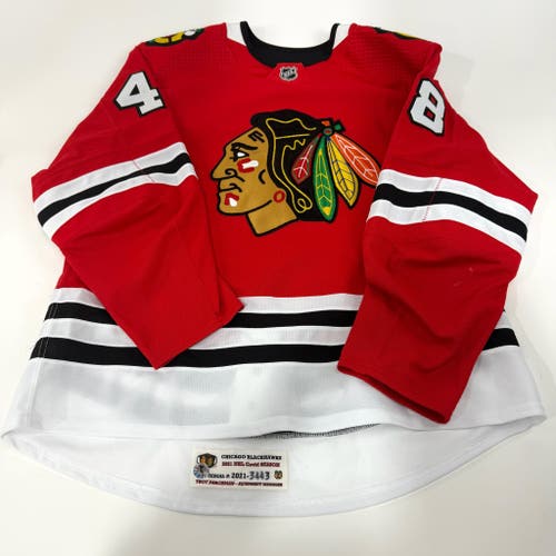 Wyatt Kalynuk #48 Home Chicago Blackhawks Team Issued Jersey 2020-2021, Set 1 | 3443-7381