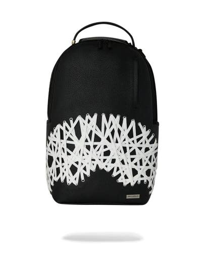 Sprayground Lace Maze Backpack Unisex Black Laptop Sleeve Top Handle Bag SPR290