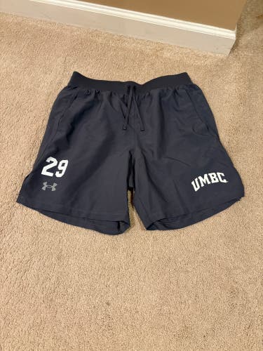 Team issued UMBC lacrosse Under Armour Shorts