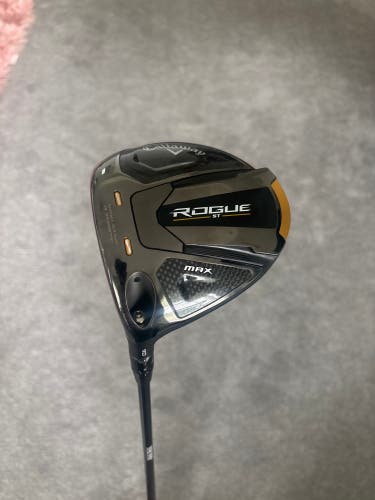 Unisex 2022 Callaway Rogue ST Max Draw Left Hand Driver Stiff Flex 9 Loft Graphite Shaft (Used)