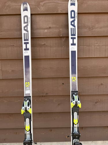HEAD WC Rebels i.SG 207 cm Racing Skis With Bindings Max Din 16 (Used)