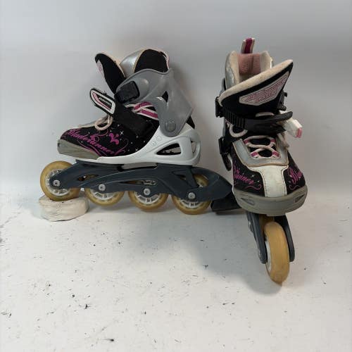 Bladerunner Phaser G Adjustable Roller Blades, Pink/Black Size 1-4